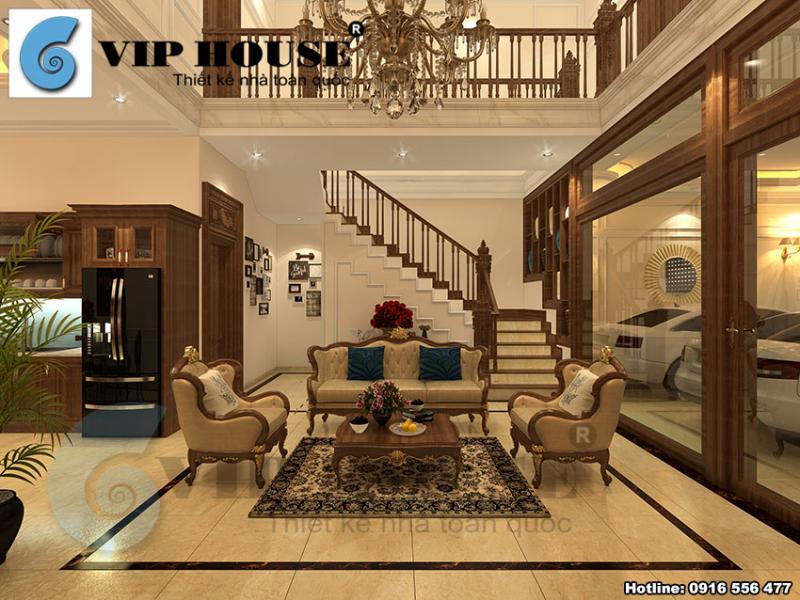 Lựa chọn phong cách thiết kế nội thất kiểu Pháp cho phòng khách sang trọng, tinh tế